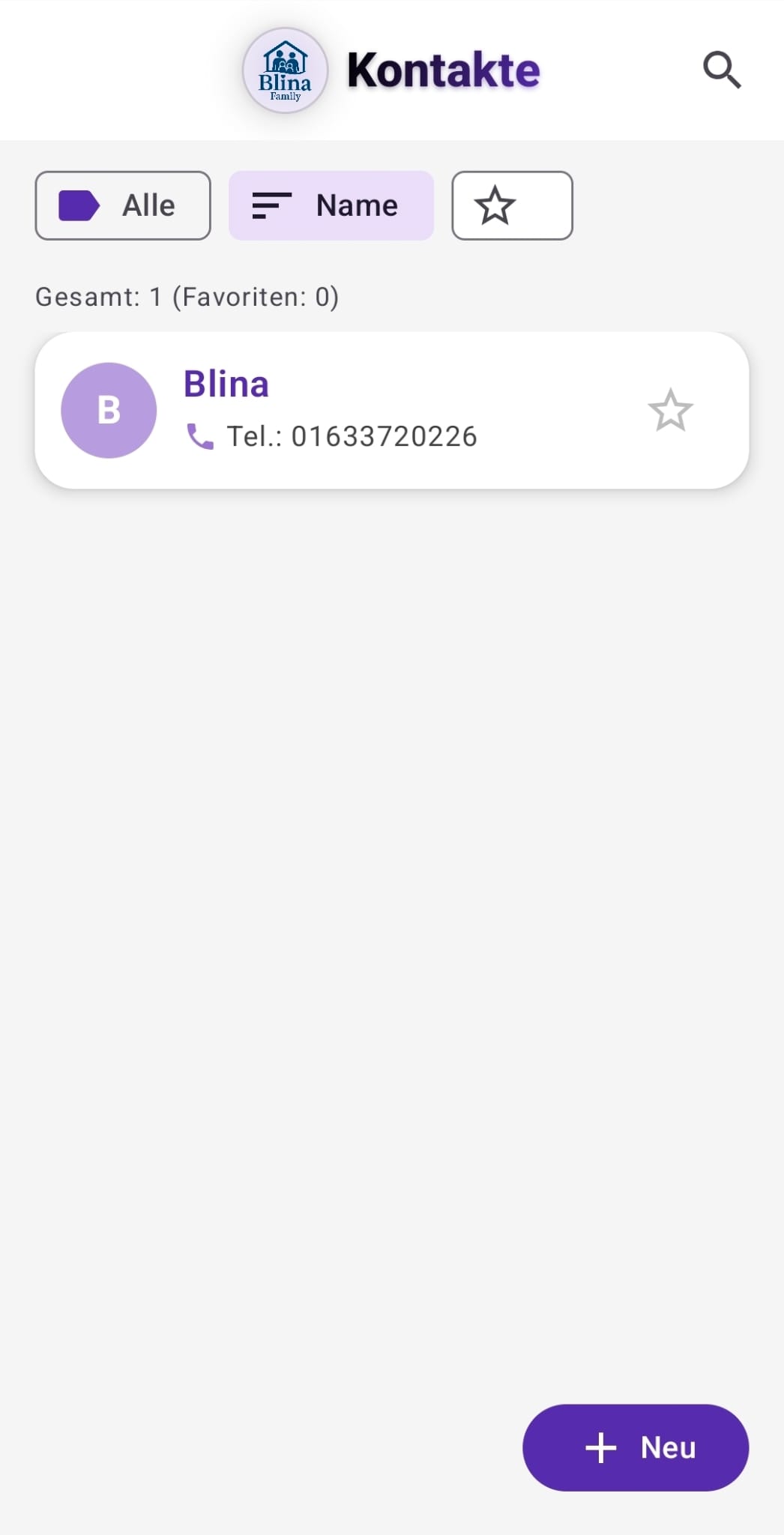 Blina Family — Kontakte